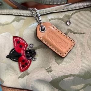 RARE COACH LADYBUG PURSE